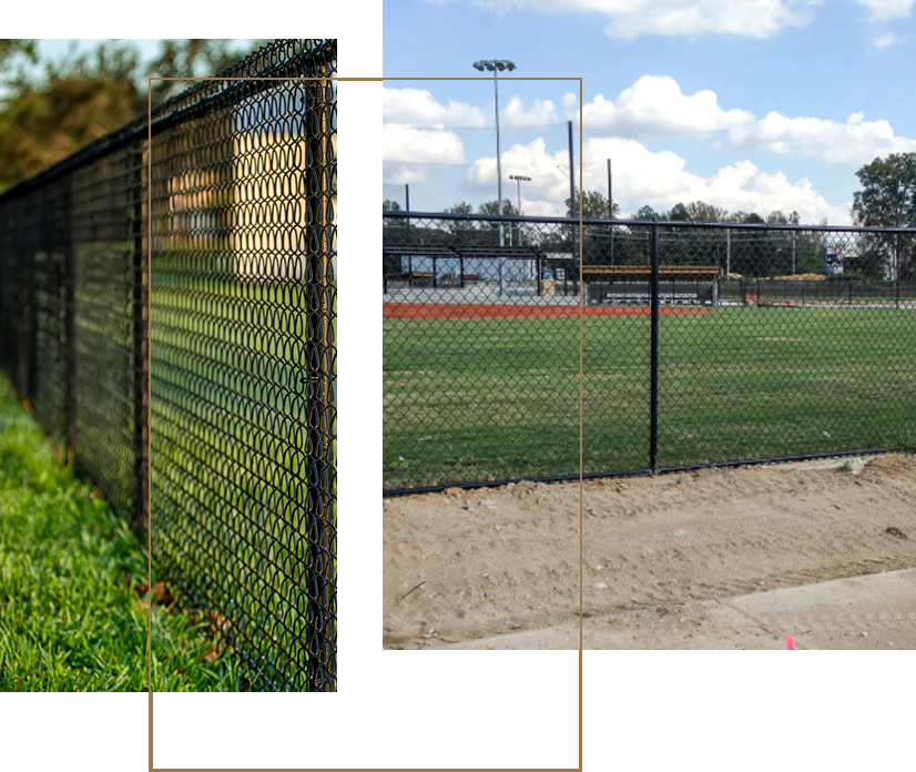 Chain link fencing collage Chain link fencing collage